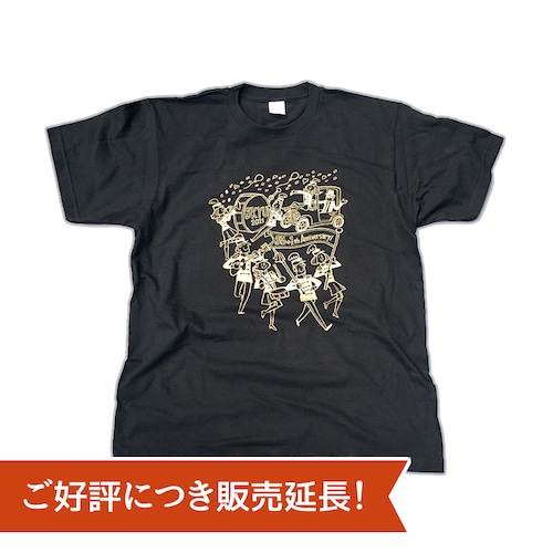 激弾BKYU35+1公演 オリジナルTシャツ（パレード・黒）