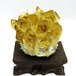 シトリン クラスター シトリンクォーツ 原石 台座付属 一点物 182-8476