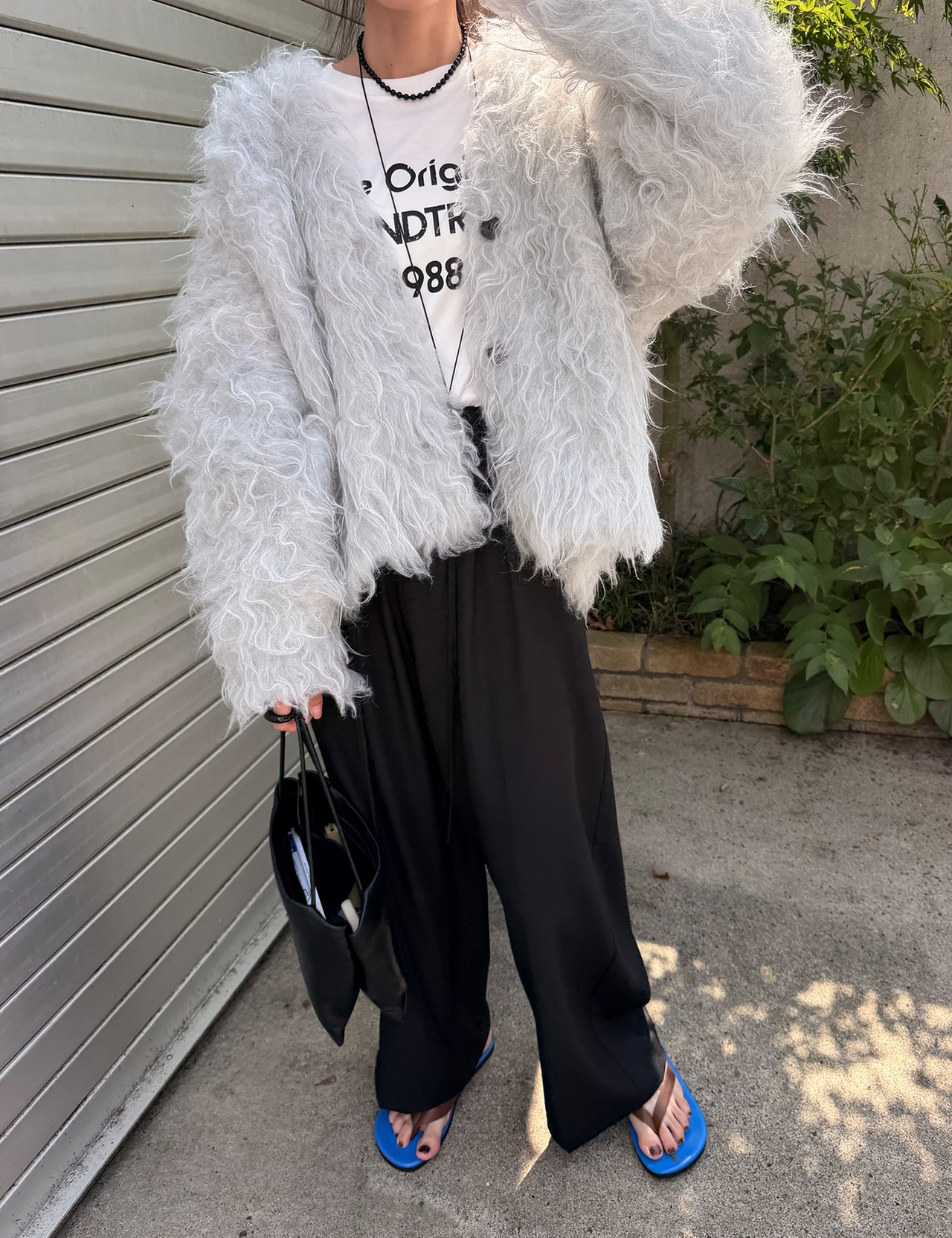 【新作5％OFF・3日間】Shaggy Volume Cardigan(Gray)_7colors
