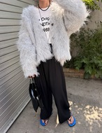 【新作5％OFF・3日間】Shaggy Volume Cardigan(Gray)_7colors