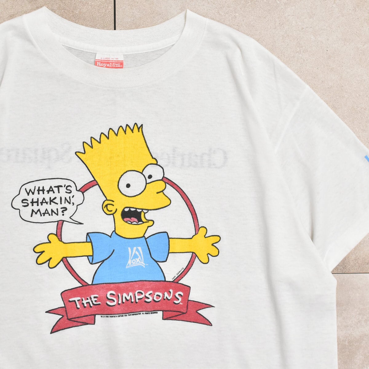 90年代 ISLANDER THE SIMPSONS シンプソンズ ノースリーブ タンクトップ キャラクタープリントTシャツ メンズL ヴィンテージ /eaa347524