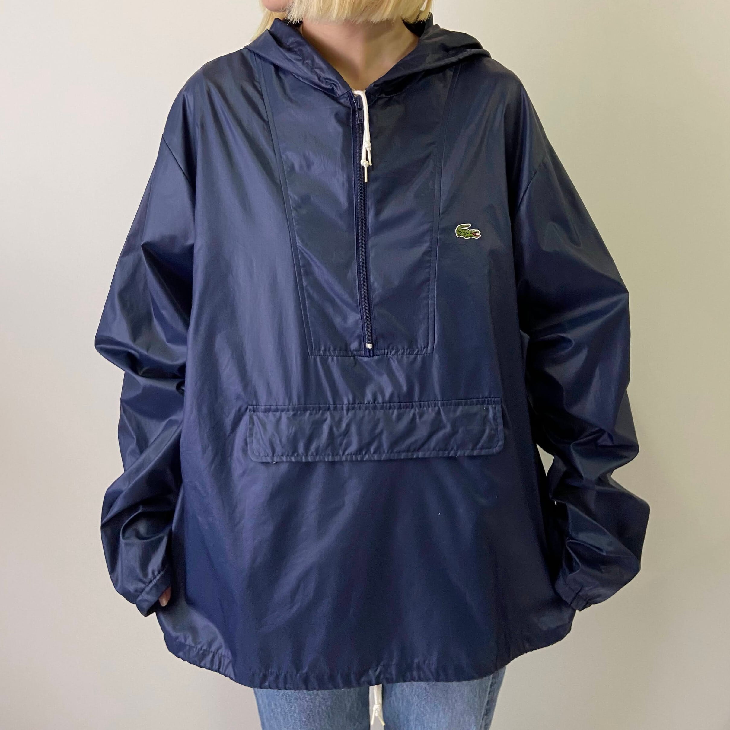 80年代 ビンテージ ラコステ LACOSTE IZOD ナイロン アノラック 