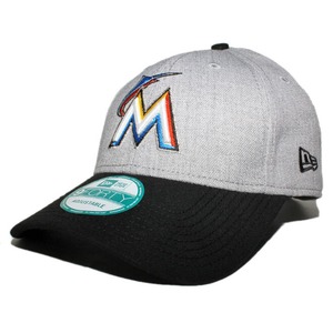 ニューエラ ストラップバックキャップ 帽子 NEW ERA 9forty メンズ レディース MLB マイアミ マーリンズ フリーサイズ AP80161285