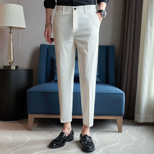 ストレッチビジネスカジュアルパンツ 5カラー　V0365