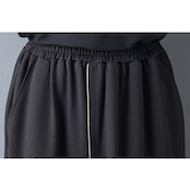 パイピングデザイン ワイドパンツ 00303