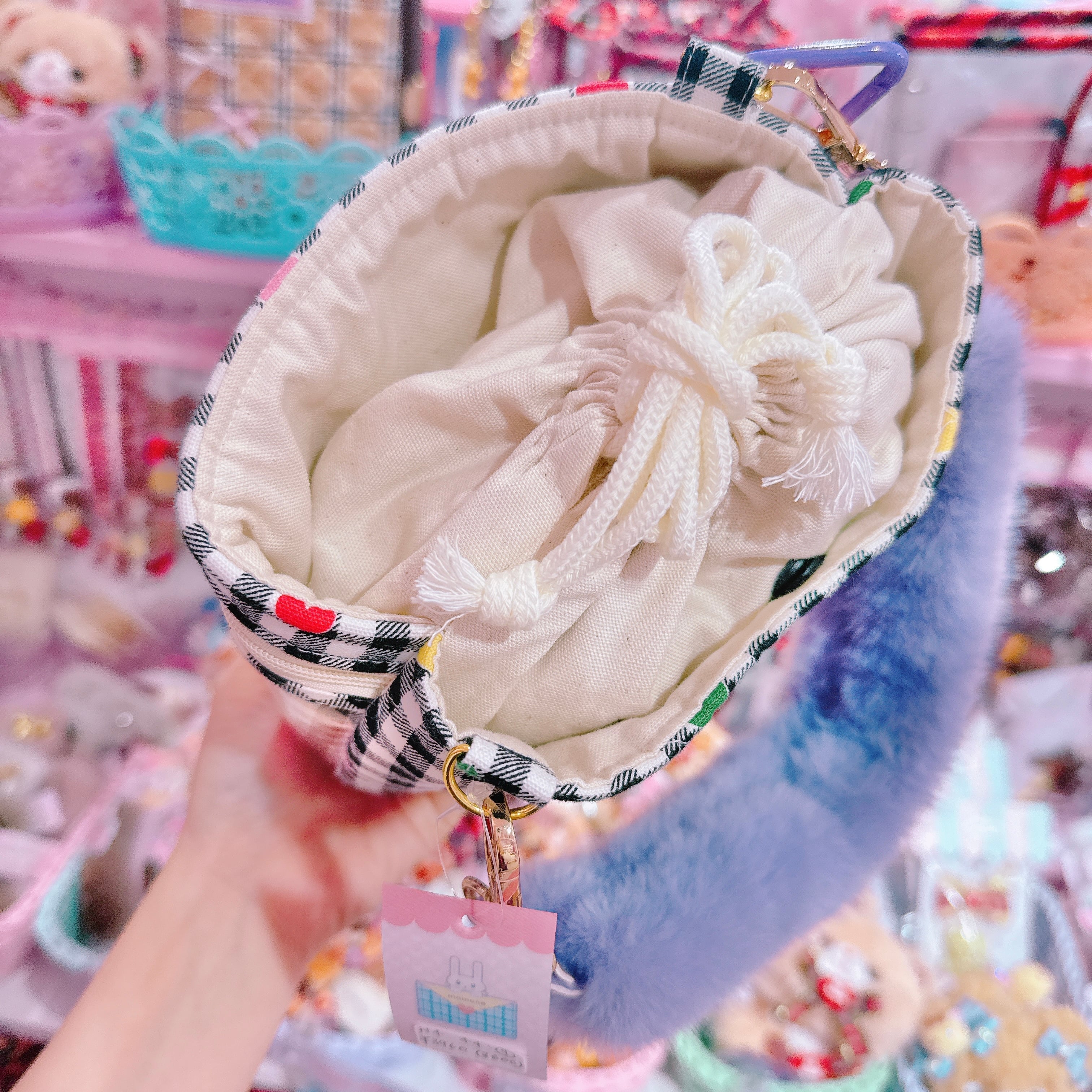 【N4】44-9推し活巾着ショルダーバッグ