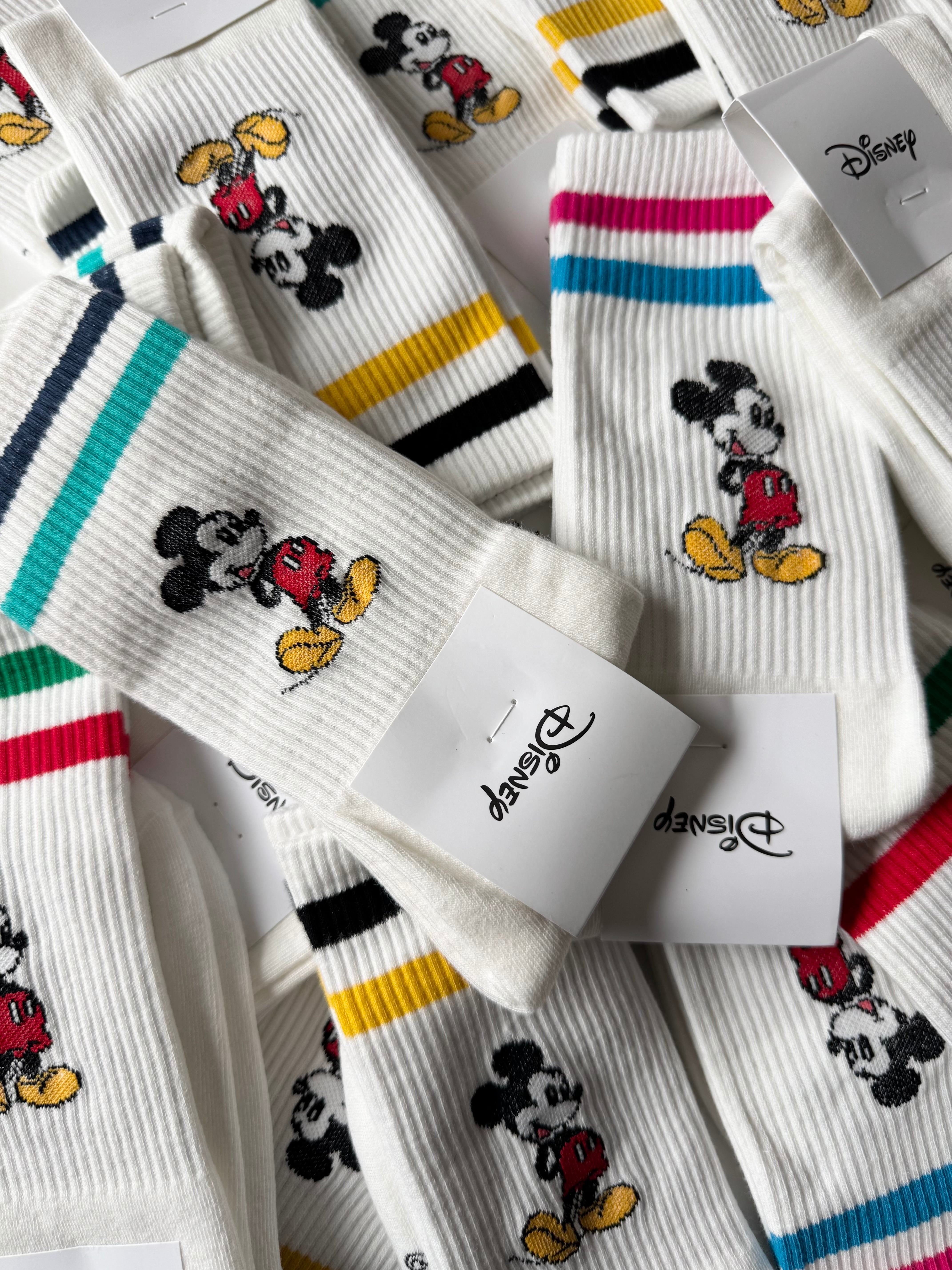 2set ミッキーラインsocks（19〜23cm）4299