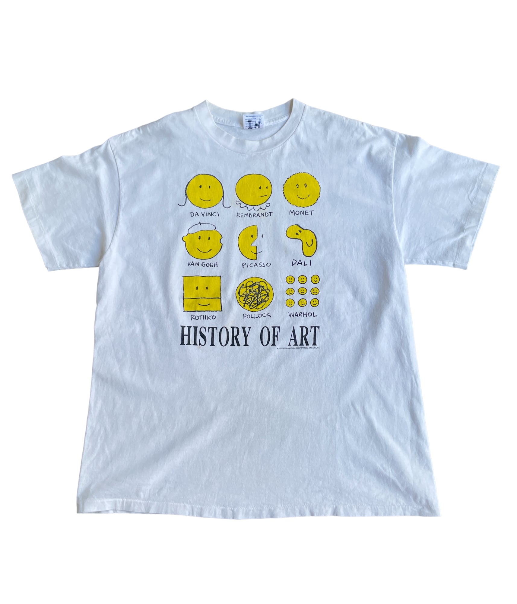 Vintage 90's Art T-shirt -HISTORY OF ART- | BEGGARS BANQUET公式通販サイト 古着・ヴィンテージ