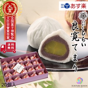 【玉島銘菓 良寛てまり ２０個入】和菓子 内祝い 香典返し 手土産 お菓子 感謝 お祝い返し 結婚 出産 新築 内祝い