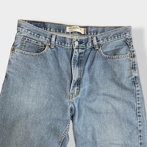 【LEVI'S】550 ジーンズ デニム ジーパン ワイドテーパード ジッパーフライ W36 L36 リーバイス ルーズ ダボパン ダメージ ジーンズ RELAXED FIT US古着