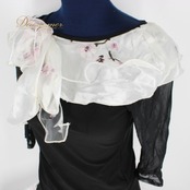 社交ダンス 衣装 スタンダード 上下セット ツーピース パーティ衣装 女性用 レディース オールシーズン Leirena レイリーナ 花柄 白 黒 ブラック系 ホワイト系 シック エレガント 薄手 ストレッチ 柔らかい かわいい おしゃれ フェミニン 体型カバー ウェア ダンス用衣装 ピンク系 フラワー ツーピースセット カジュアル コスチューム パーティー用 伸縮性 きれいめ