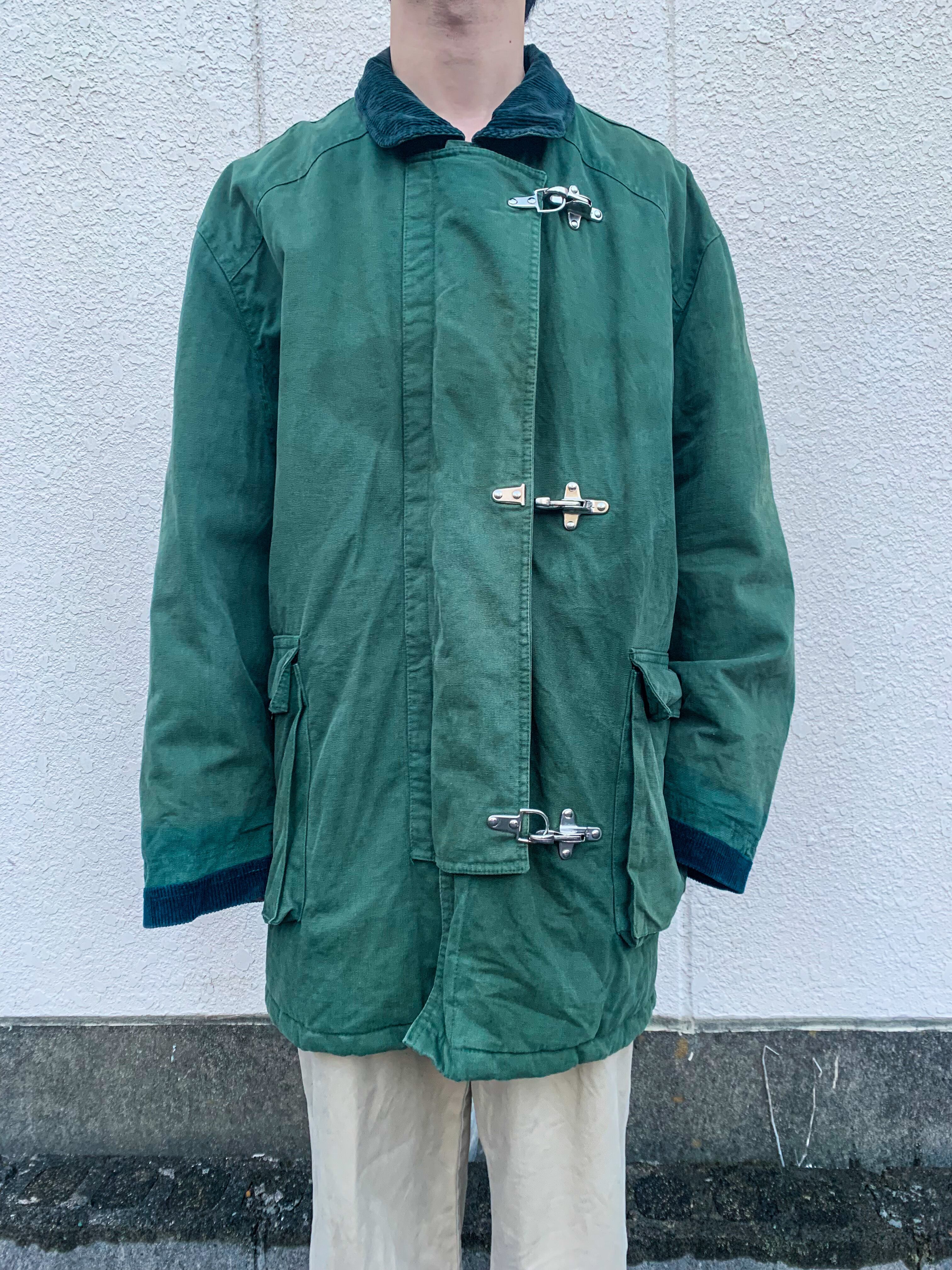 BERRY & BERRY Fireman Jacket green made in Italy | regnbage