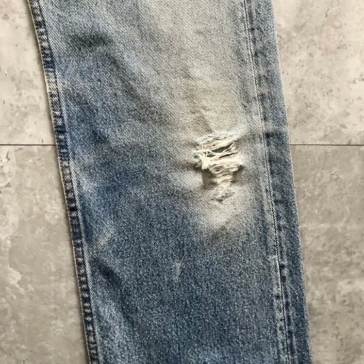 W31 L36】90's US.Levis 501 リーバイス バレンシア工場(555) ボタン裏