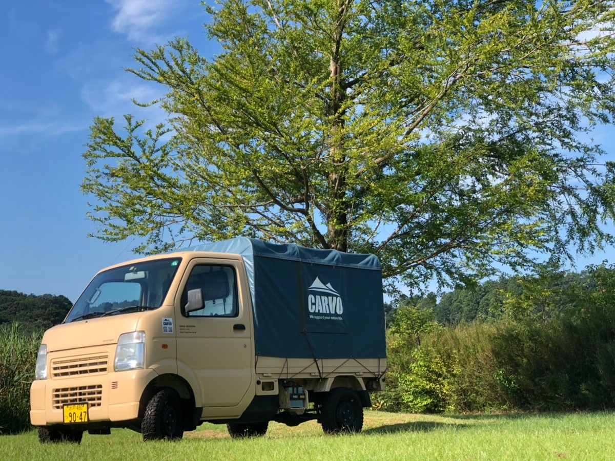 スチールフレーム製 軽トラック装着 アウトドア用軽トラック幌carvo カーボ スズキda63t Da16t キャリィ用 Carvo