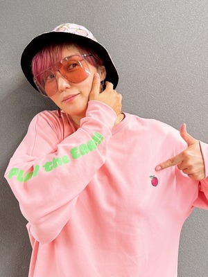 LONG SLEEVE TEE "PEACH"