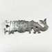 〜50's Vintage Peruvian Carving 900 Silver Brooch