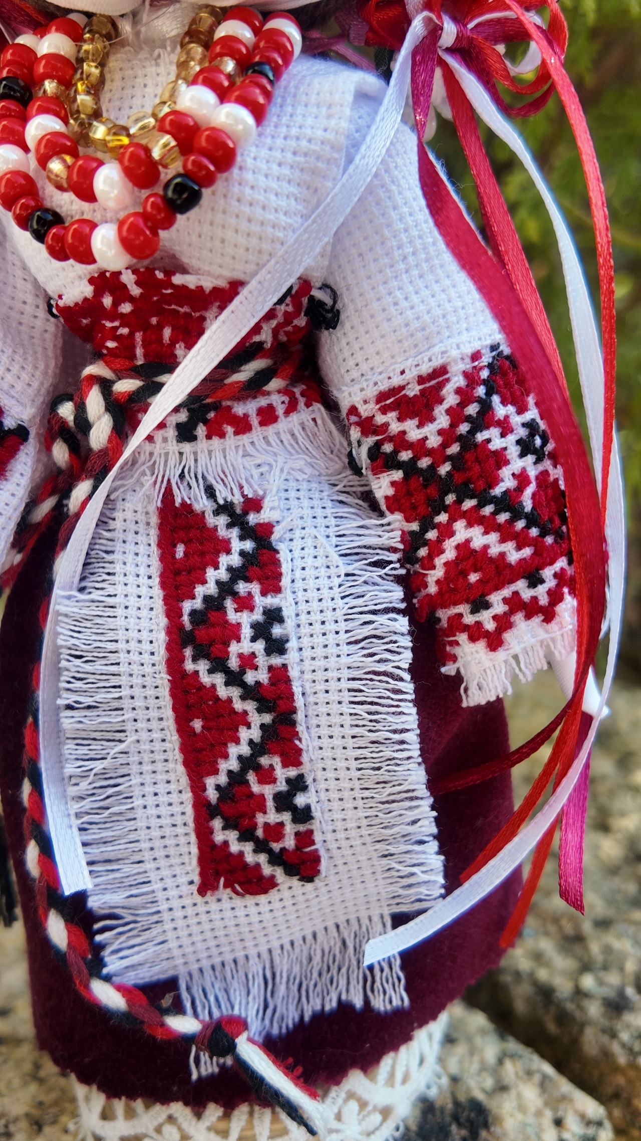 UA.Designer手作りモタンカ 25cm（ウクライナの御守り） - 5