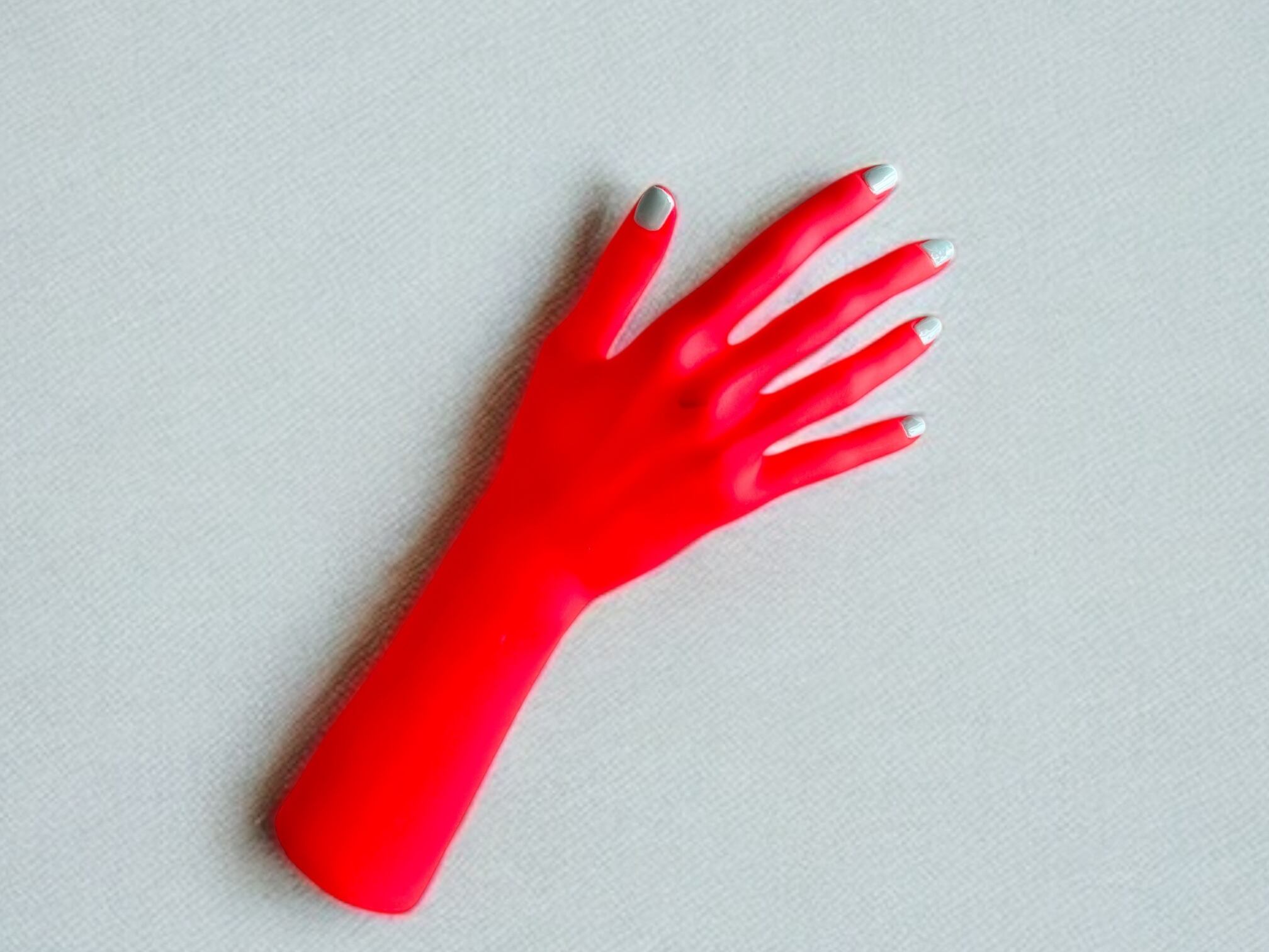 Iさま専用 kimizou 長おててちゃん 赤×水色