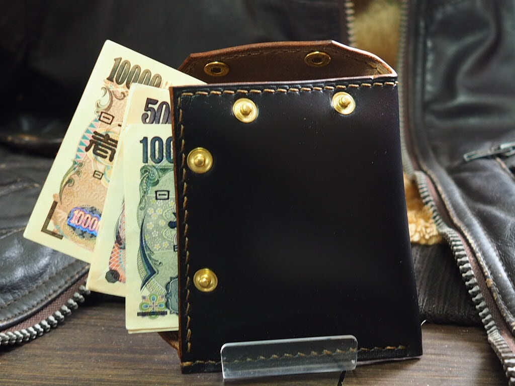 新作！　HORWEEN クロムエクセル　コンパクトウォレット　BK-BRG HORWEEN社クロムエクセル《BK》】ミニウォレットPalm | Leather worker