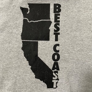 【GILDAN】プリント スウェットプルオーバー M ロゴ BEST COAST US古着 アメリカ古着