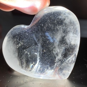 18.天使の梯子☆水晶☆エンジェルラダー 珍しいハートモチーフ♪