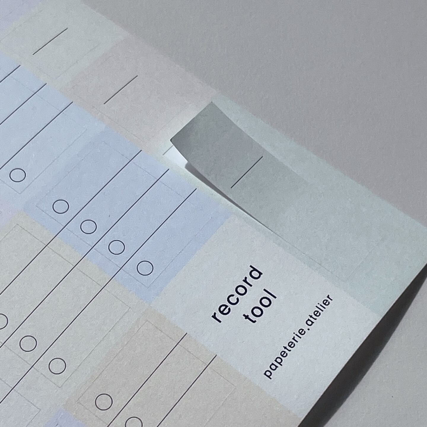 papeterie.atelier〔recording tool sticker〕
