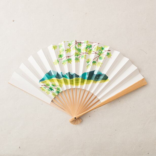 古染　半開き扇子型向付5点　山水人物紋　足付　送料込み251002 古染 半開き扇子型向付5点 山水人物紋 足付 送料込み251002 公式】型染