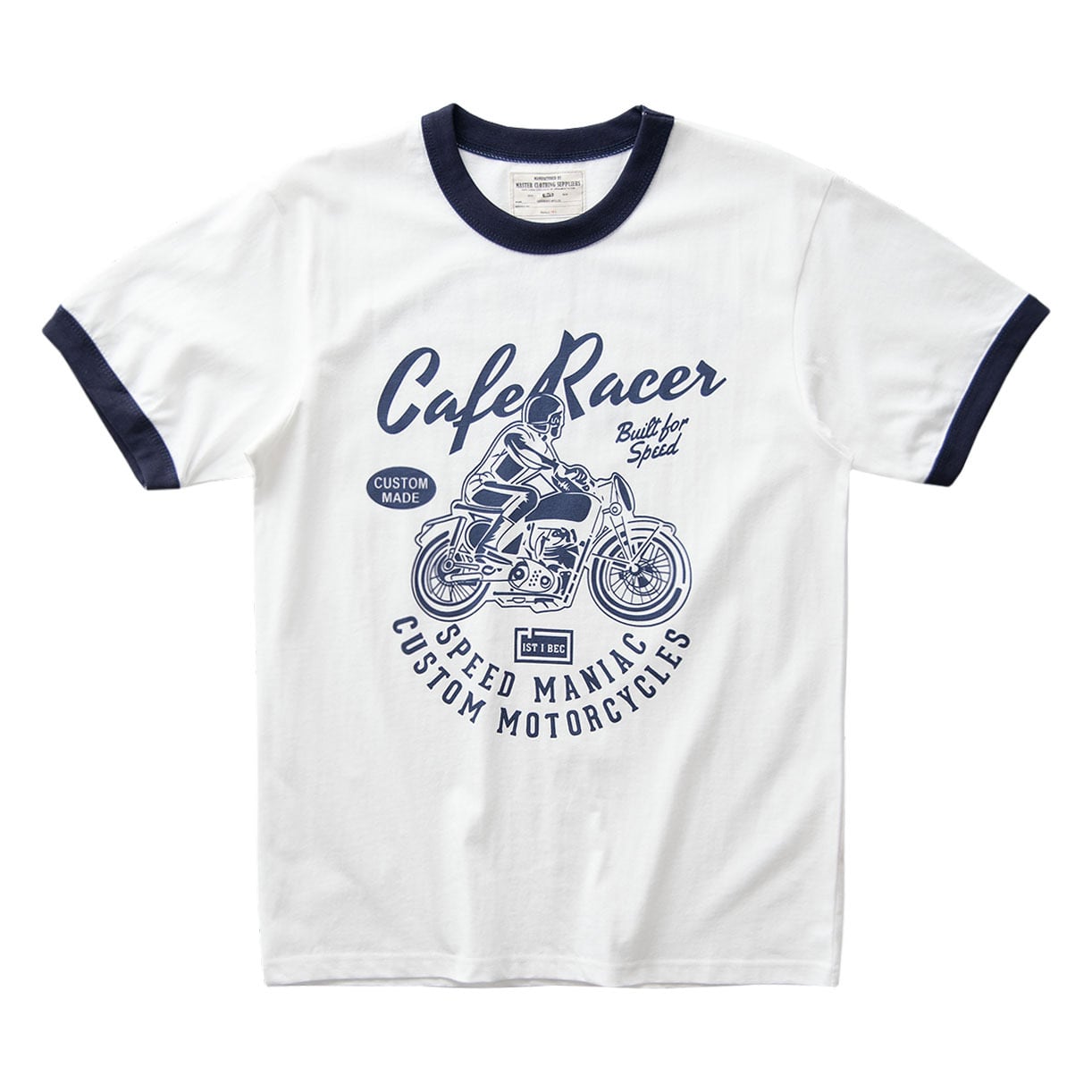 レトロバイカーリンガーTシャツ 4色 L0001 | アメカジ SHOP Teddy's