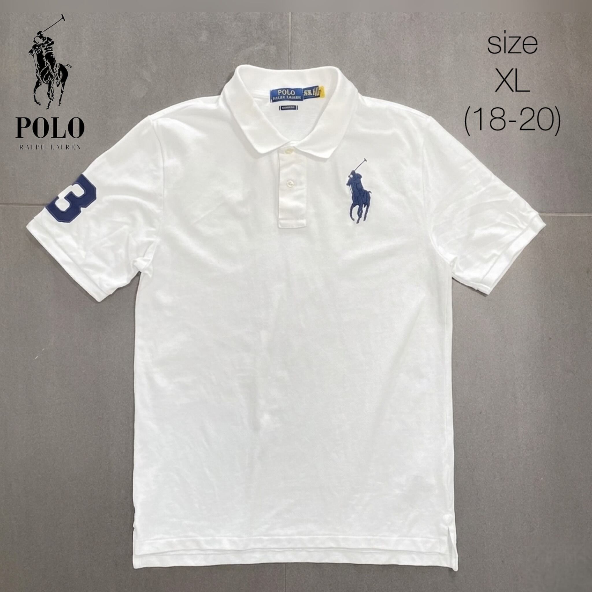 ポロラルフローレン ビッグポニー ポロシャツ XL(18-20) Mぐらい | Red