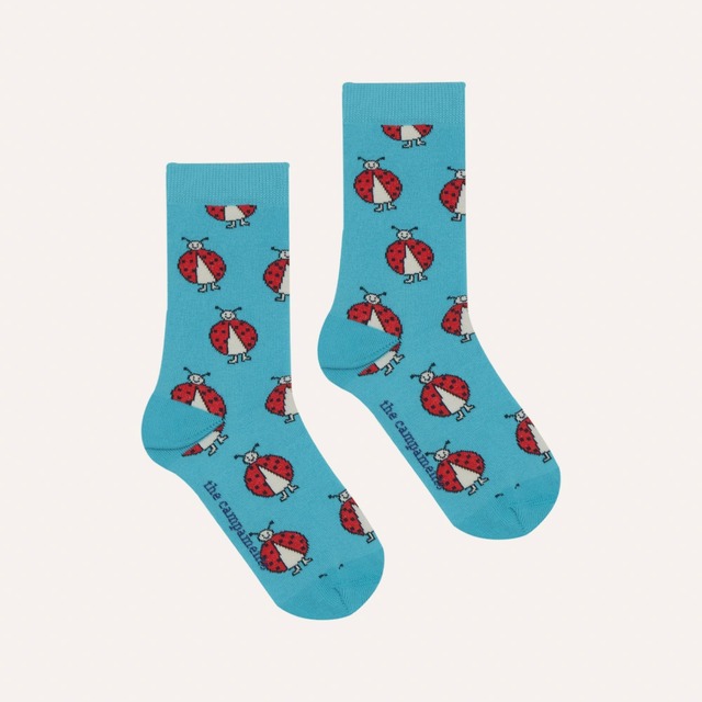 the campamento/Ladybug Allover Socks