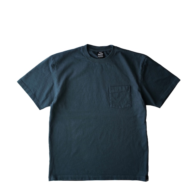 Mountains Organic cotton OnePoket T-SHIRT / Green Navy