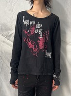 "Deorart" Butterfly Lame L/S Tee
