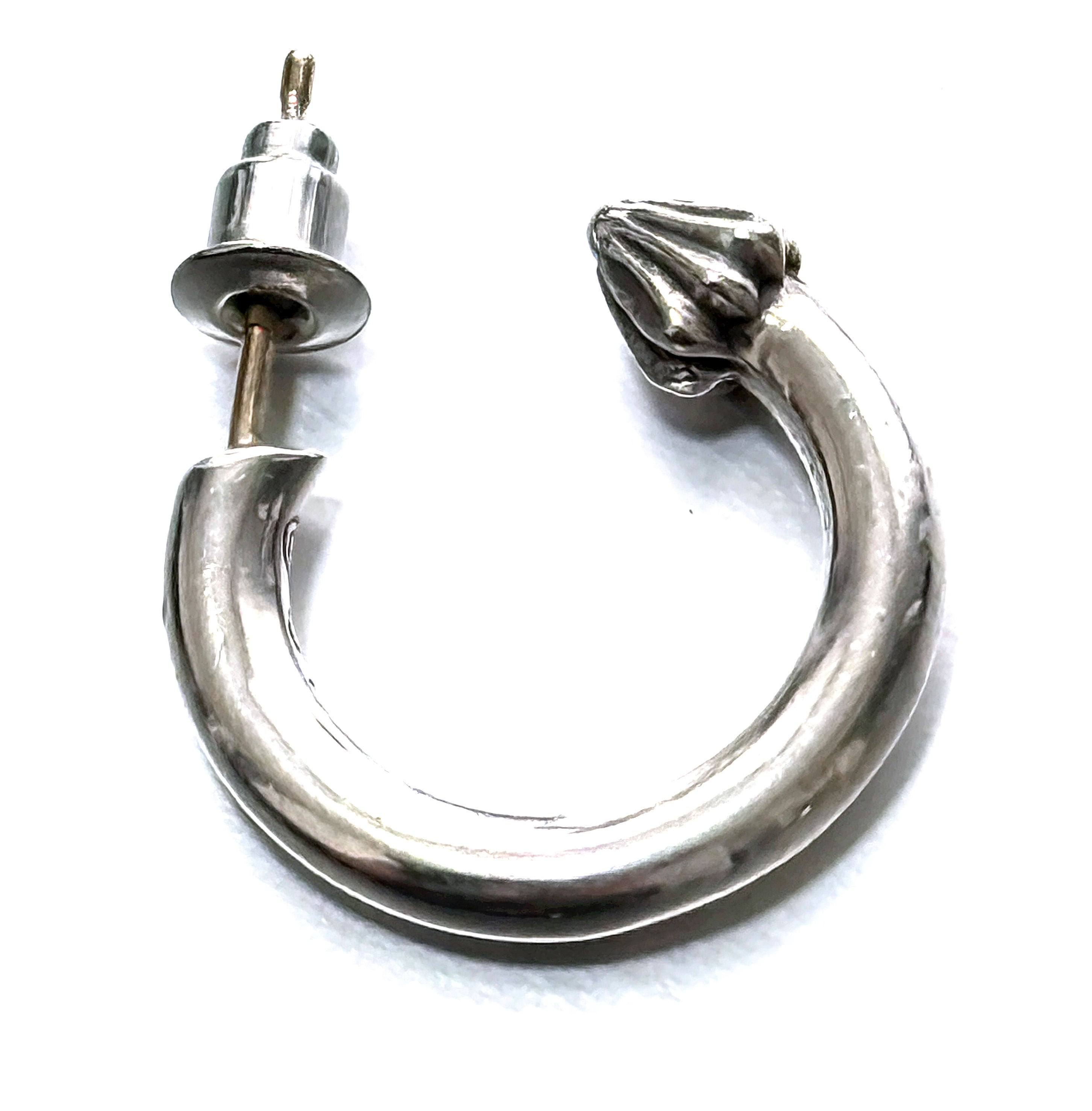 CHROME HEARTS クロムハーツ HOOP PLAIN プレーン フープ ピアス 925
