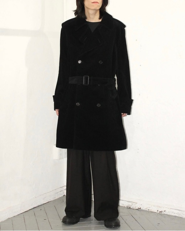 80s Burberry Cotton Gabardine Trench Coat
