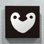 ぺんぎんハート ファブリックパネル