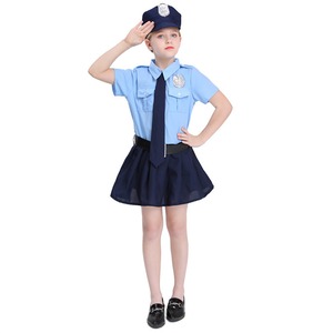 警察官 府警さん police ハロウィン 女の子 子供 コスプレ 文化祭 発表会 衣装 パーティーグッズ 23zm284