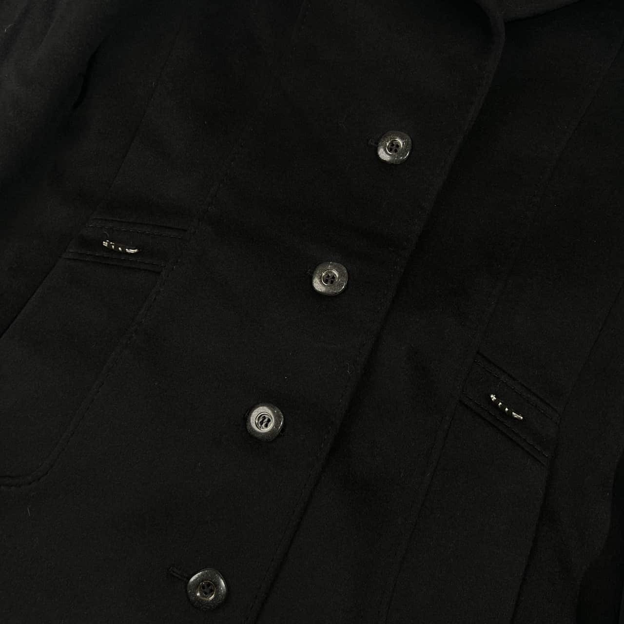 PIACENZA ピアチェンツァ otta of switzerland ウール コート /ブラック レディース