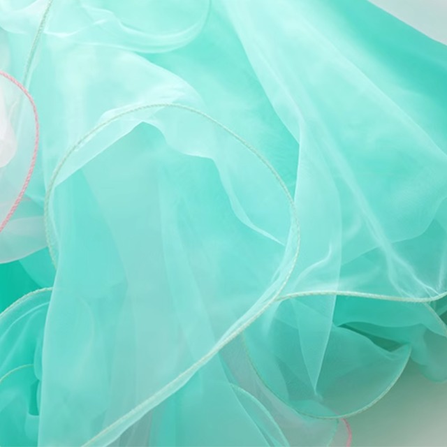 エレガンス フラワーデザイン フレアドレス ds0018