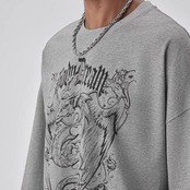 プリントハーフスリーブTシャツ A4053