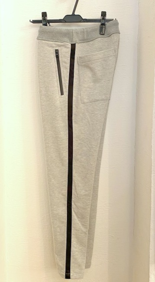 Side Line Sweat Tapered Pants　Gray