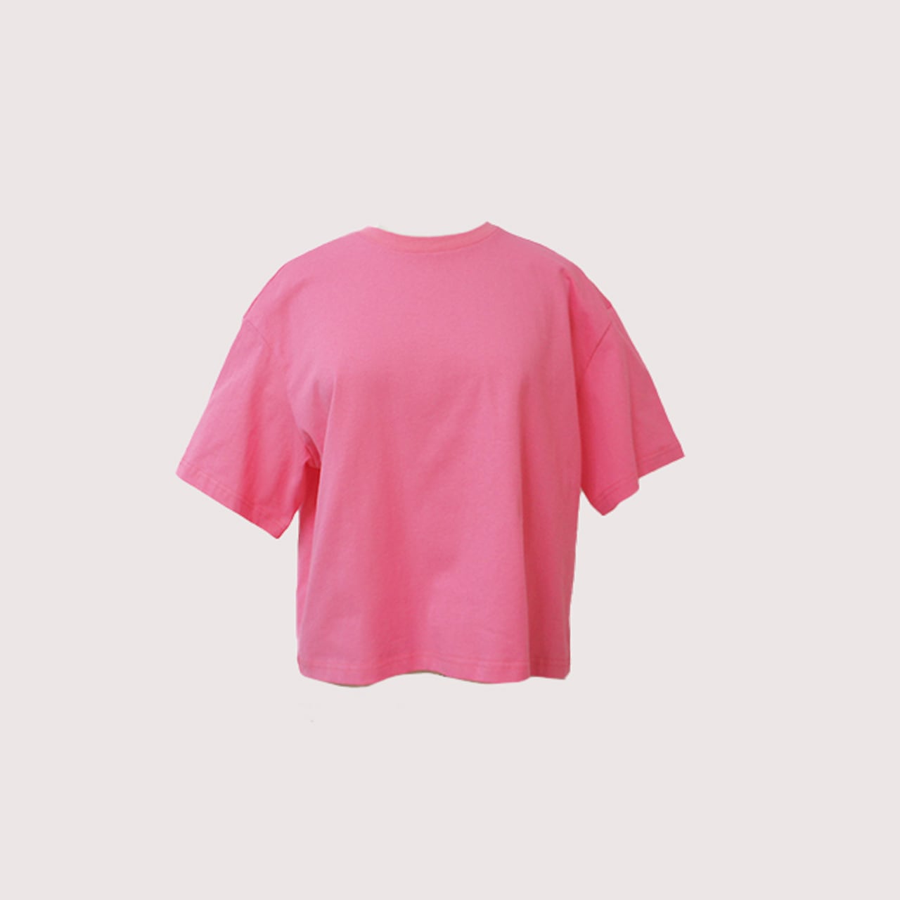 LINKABLE リンカブル フレアタグTシャツ(ボーダー×ピンク) LINKABLE