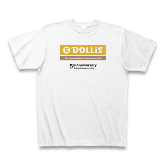 DOLLiS 5周年記念Tシャツ（黄）