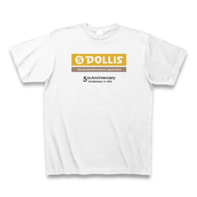 DOLLiS 5周年記念Tシャツ（黄）