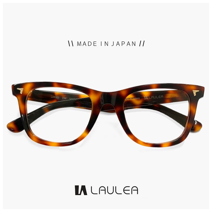 日本製 laulea la4060-dm 鯖江 メガネ 眼鏡 メンズ レディース ユニ