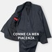 高級 COMME CA MEN コムサメン 3P スーツセット シルク ウール PIACENZA BOUTIQUE創 M相当 ネイビー / J&NREUSE スーツ