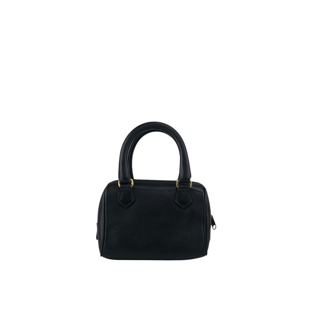CELINE セリーヌ ショルダーバッグ ブラック レザー ミニボストン 2WAY vintage ヴィンテージ オールド xd3b63