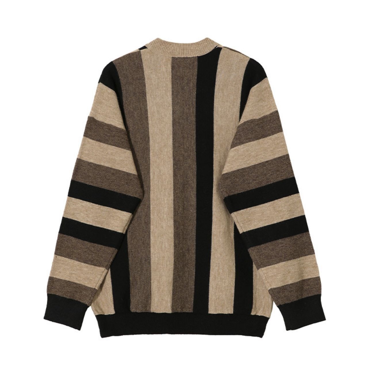 マルチストライプVニット　MT0080381