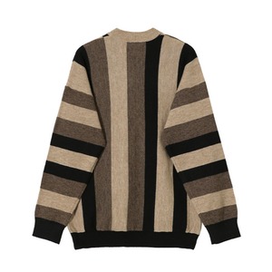 マルチストライプVニット　MT0080381