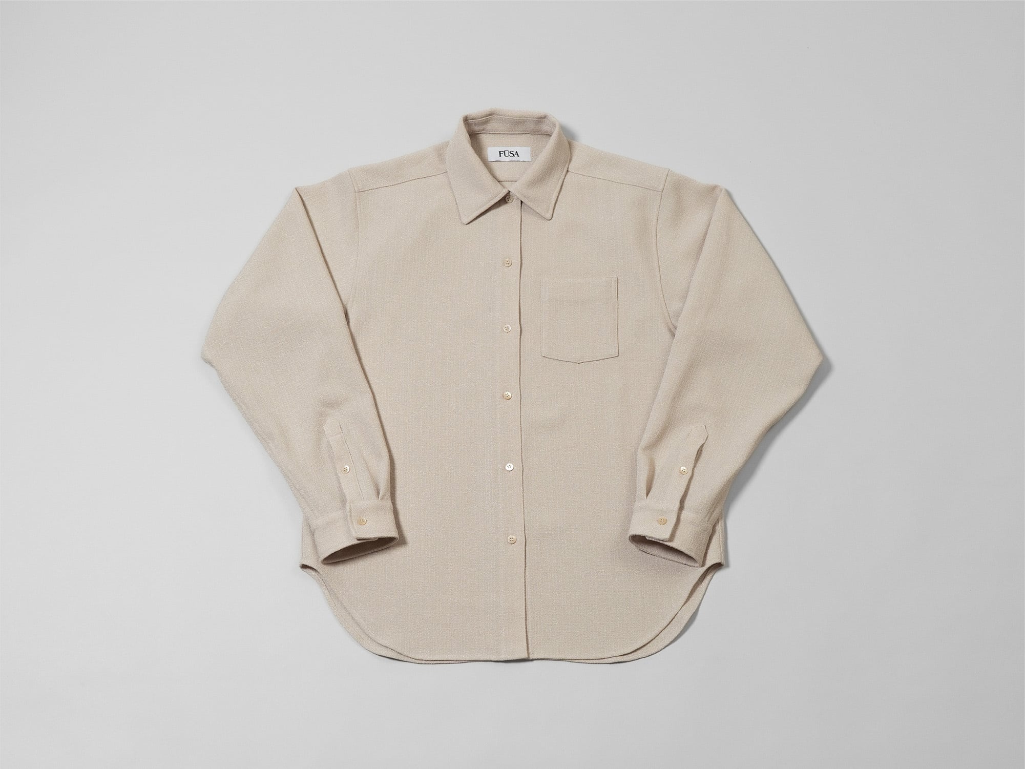 / takayuki suzuki みゆきっち　ベージュ high | pullover knitted gauge ジャケット・アウター