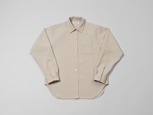 Shiny Pocket Shirt / Beige